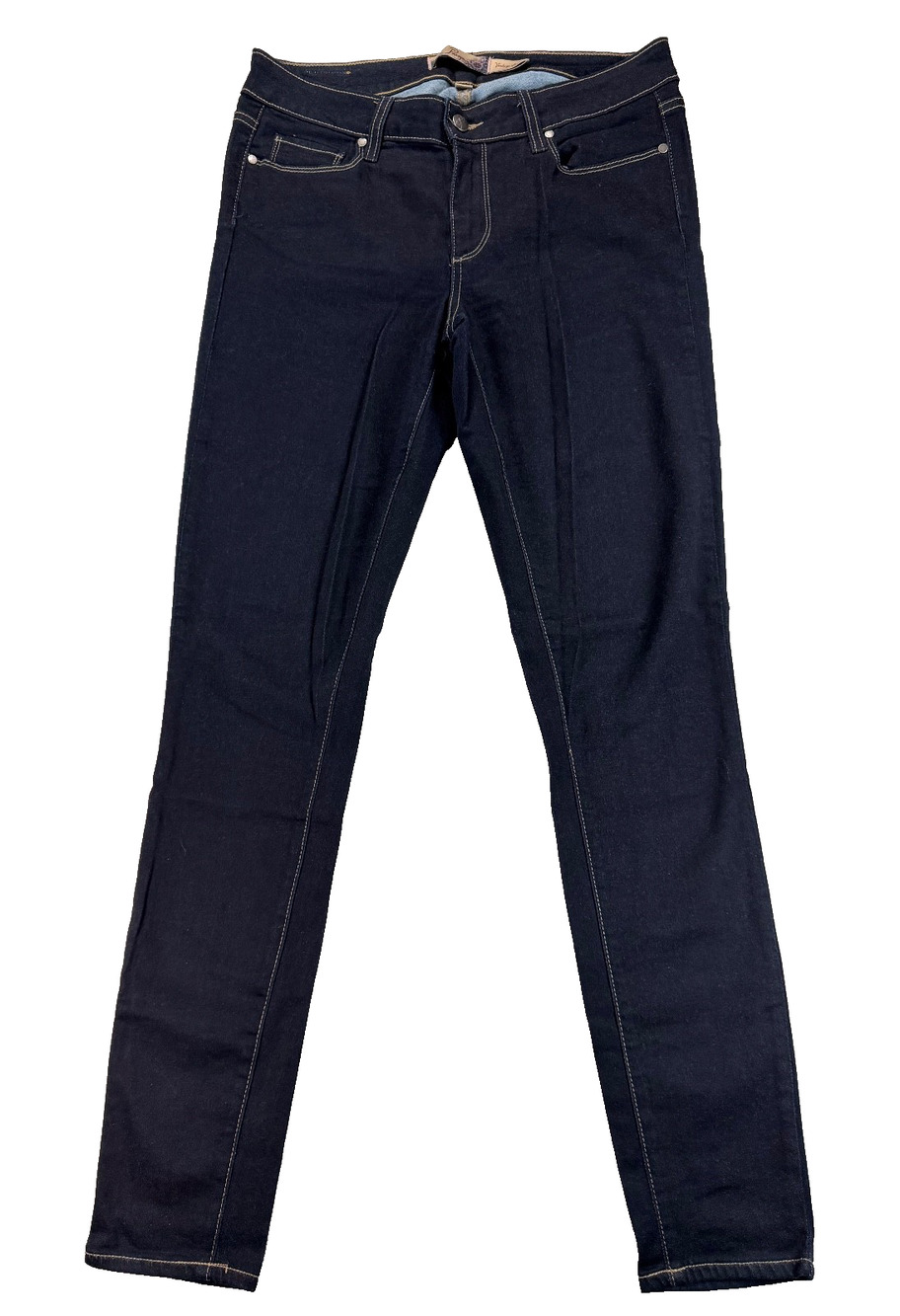 Paige Dark Wash Mid-Rise Verdugo Jeggings (Size 30)